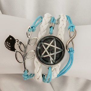 Multi Strand Pentagram Bracelet NWT